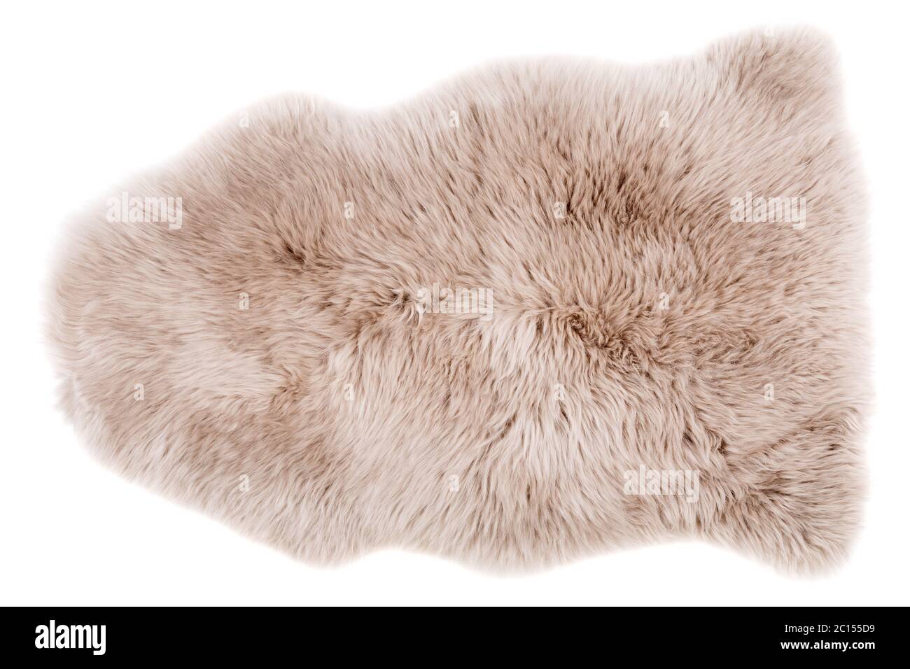 Sheepskin isolated on white Stock Photo - Alamy