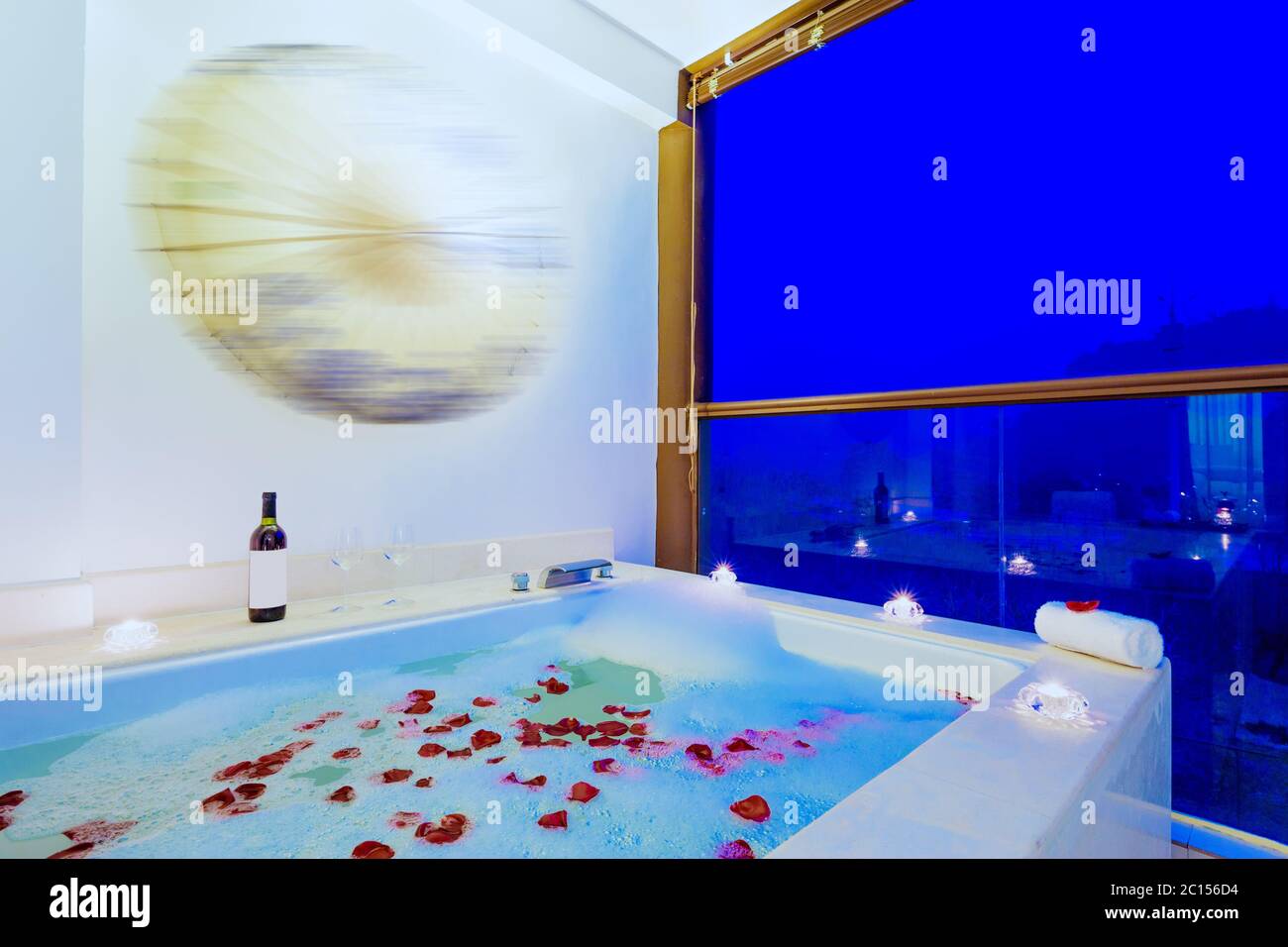 interior of modern spa bathroom Stock Photo Alamy