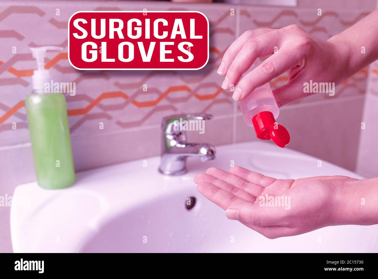 Conceptual hand writing showing Surgical Gloves. Concept meaning to