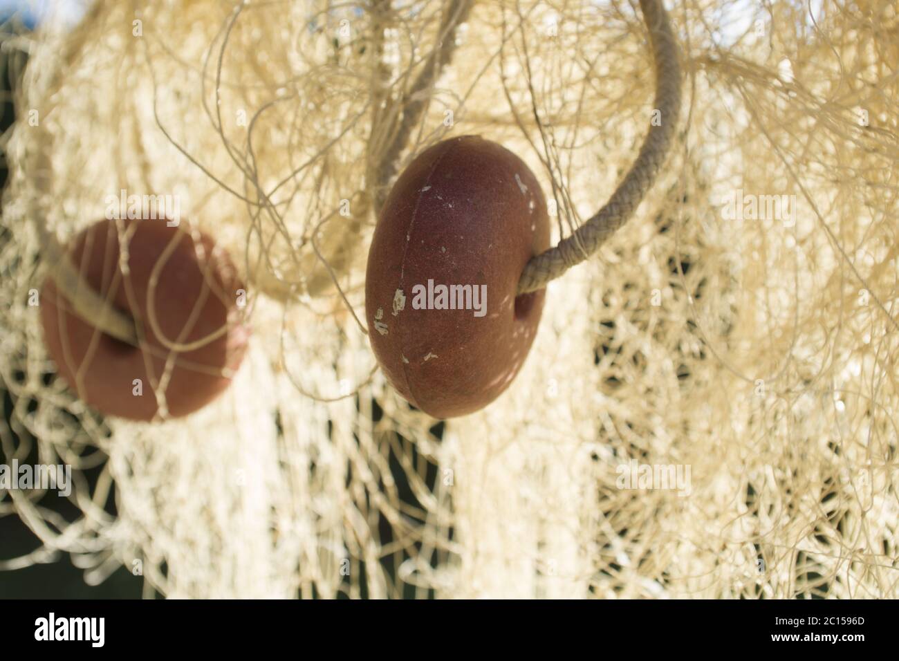 Fishing net spread Stock Photo Alamy