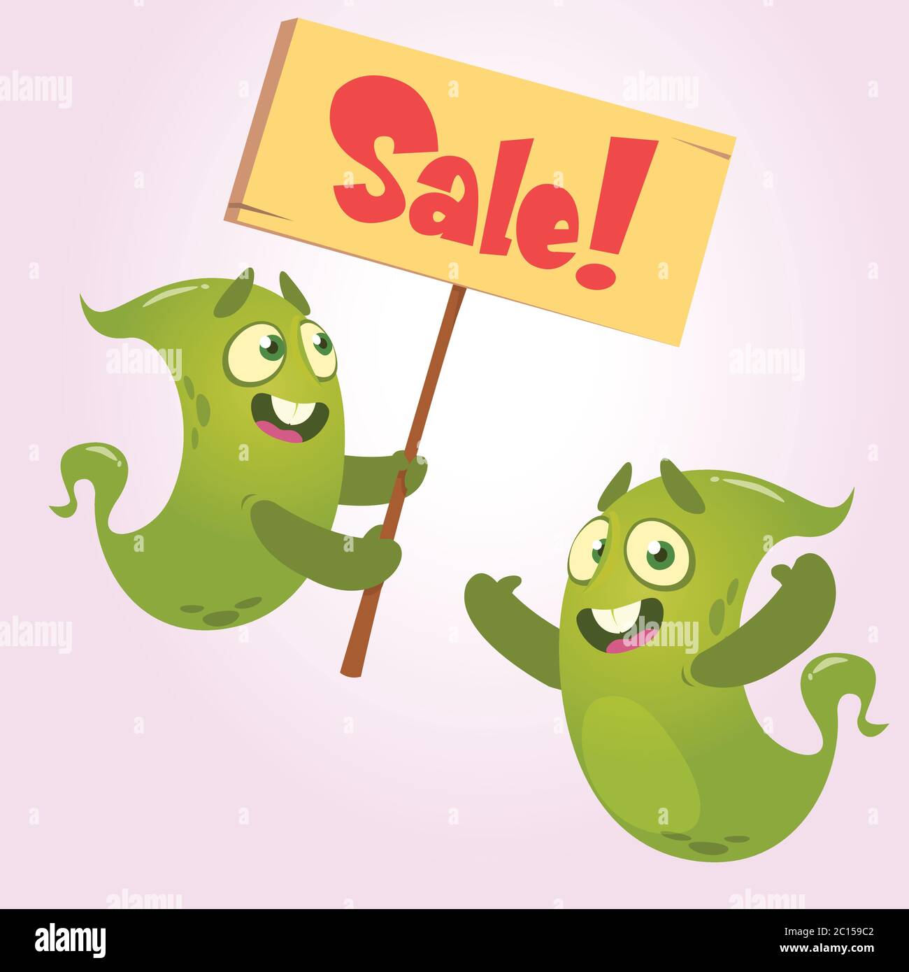 Cartoon funny slime monster hi-res stock photography and images - Alamy