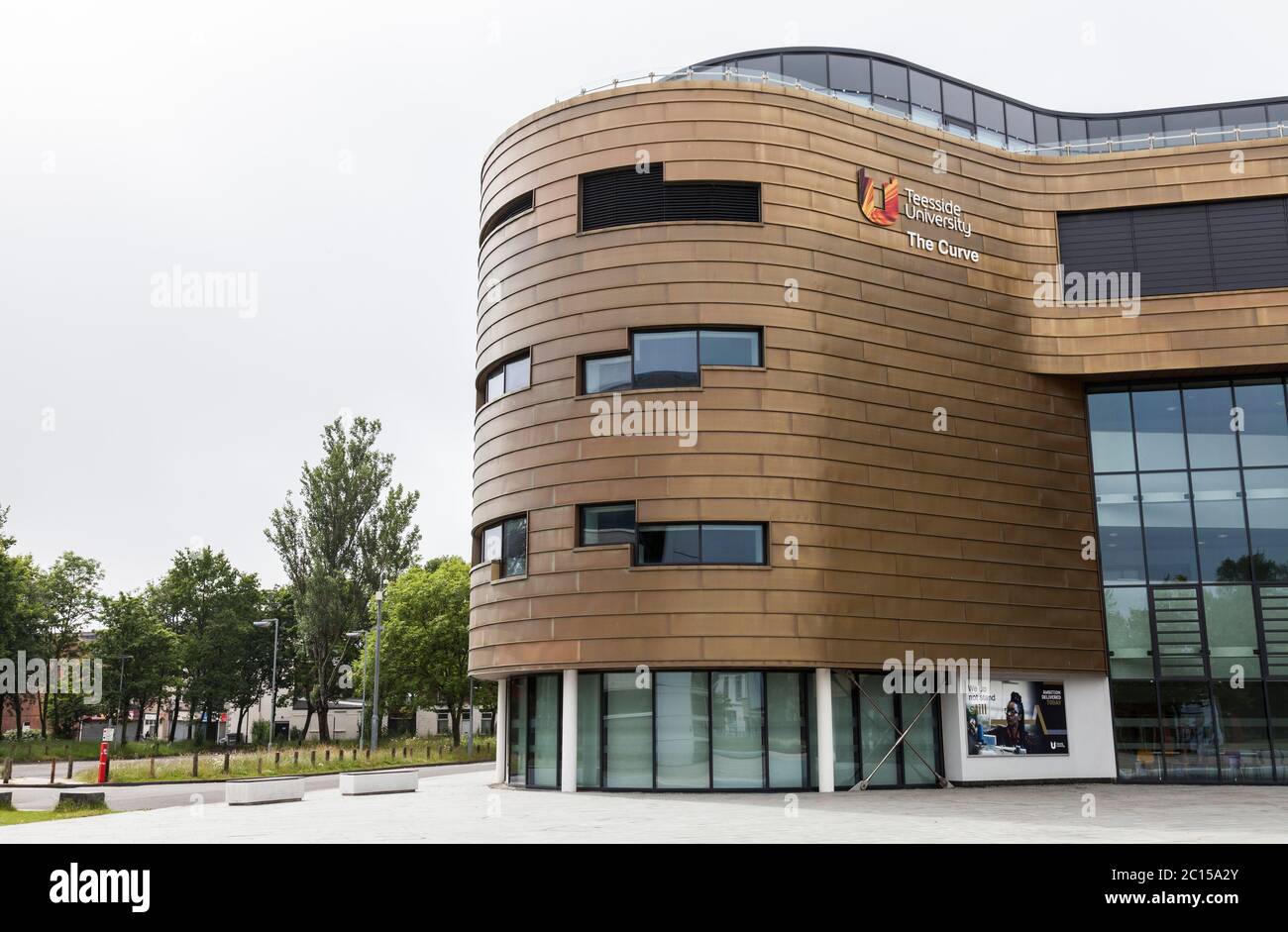 The Curve, a  state of the art University building in Middlesbrough,England,UK Stock Photo