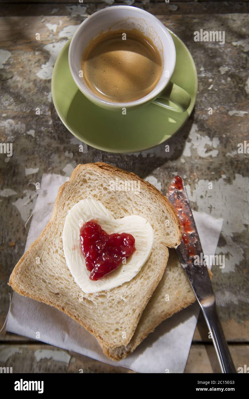Italian Breakfast Stock Photo