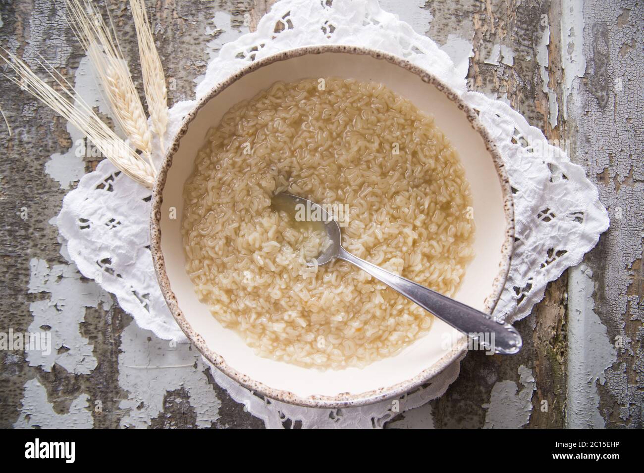 Soup for children Stock Photo - Alamy