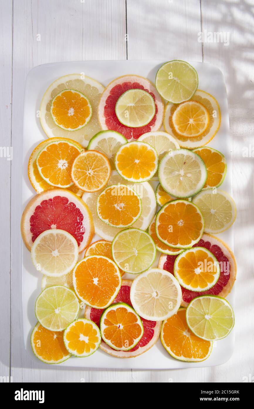 The Colors Of Citrus Fruits Stock Photo Alamy The Colors Of Citrus Fruits Stock Photo Alamy
