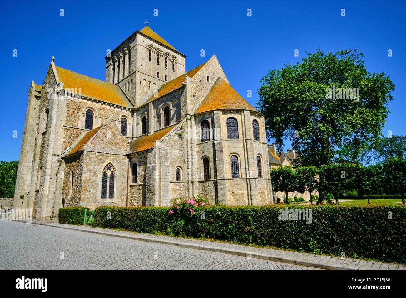 Sainte trinité de lessay hi-res stock photography and images - Alamy