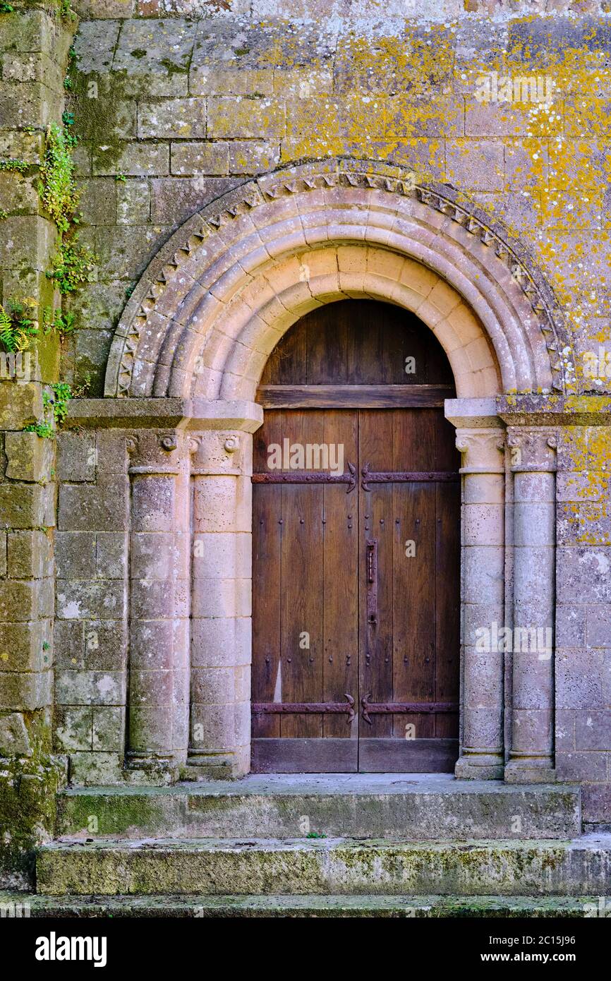 Abbey church lessay manche normandy hi-res stock photography and images