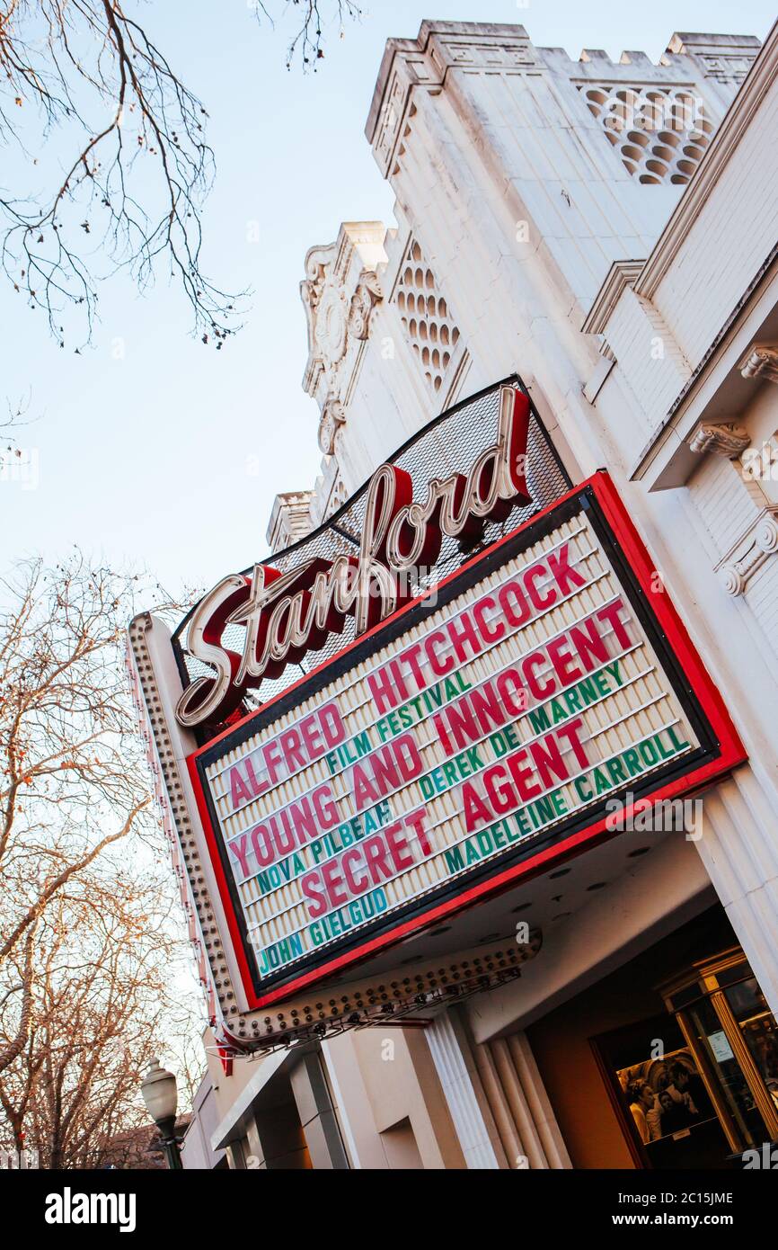 Stanford Theater in Palo Alto USA Stock Photo Alamy