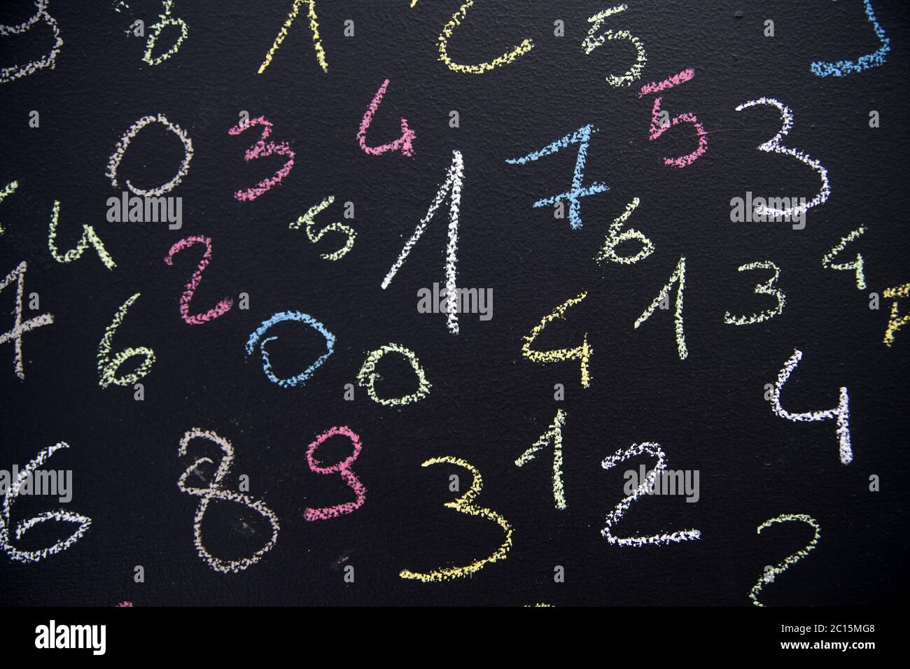 Various colored numbers Stock Photo - Alamy