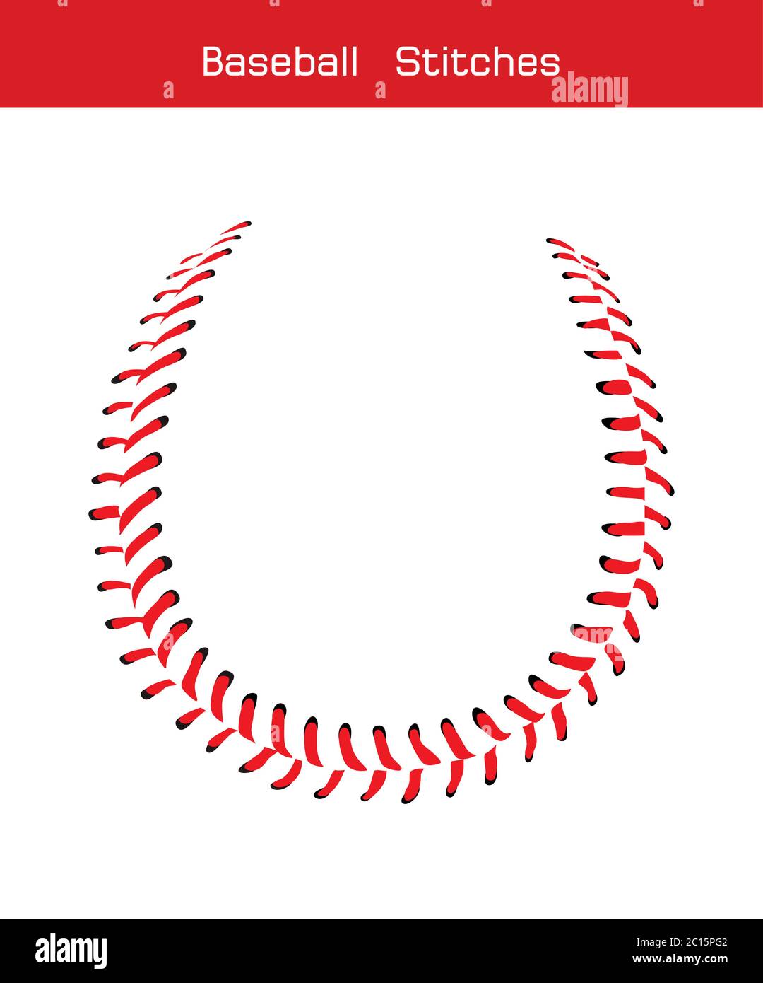 thumbnail image 2 of Sticker Dynasty Baseball Laces Seams Stickers – 2 Pack, Waterproof Vinyl, Multicolor – Made In Texas, USA 2 of 3