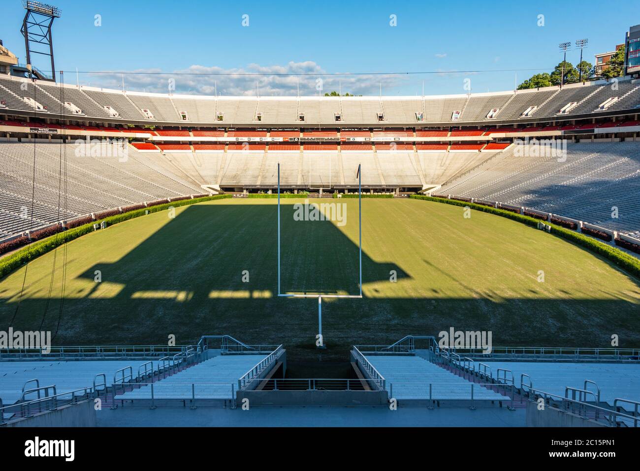 Sanford Stadium at the University of Georgia in Athens, Georgia. (USA) Stock Photo