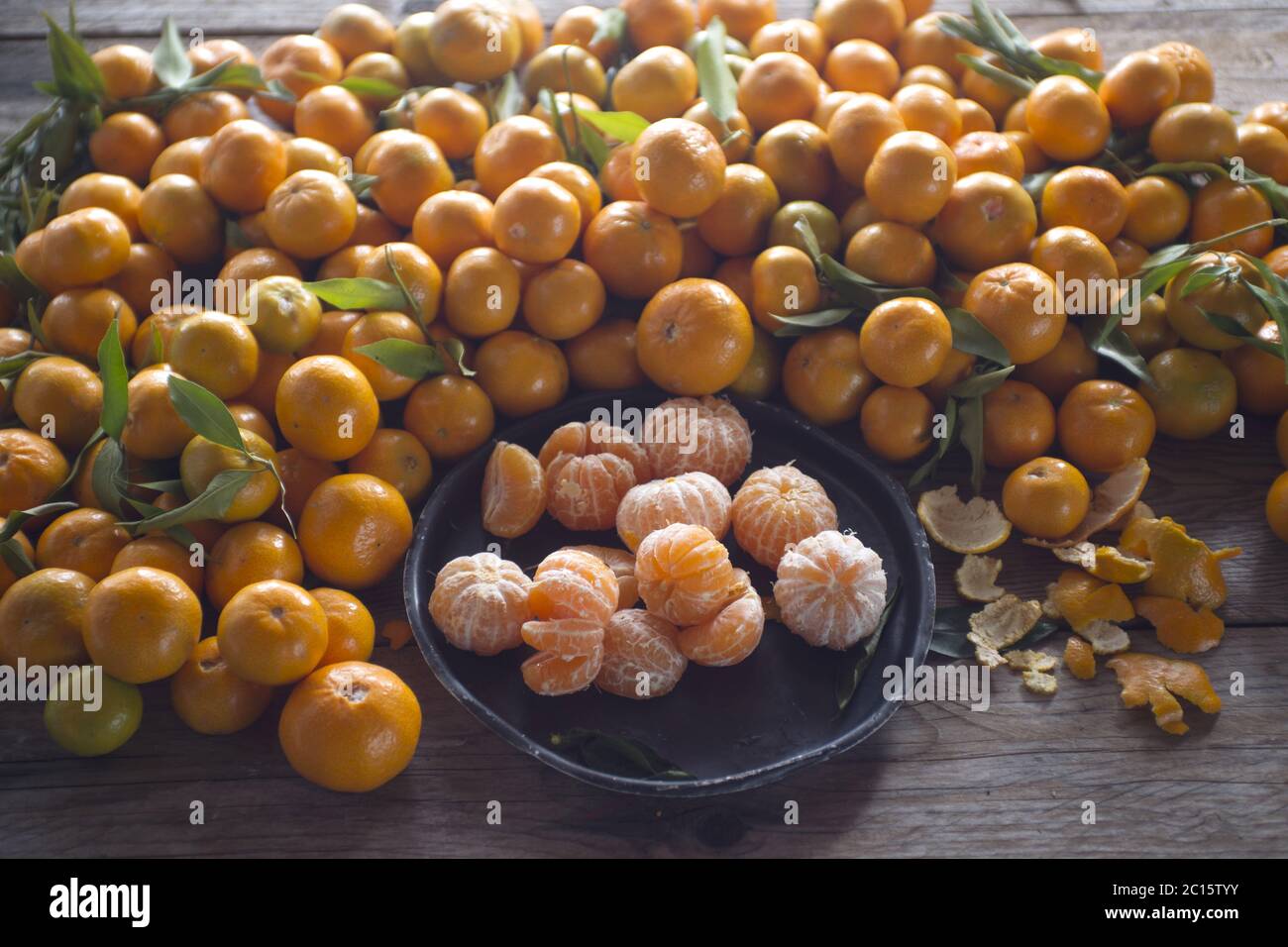 Winter fruit Mandarin Stock Photo Alamy