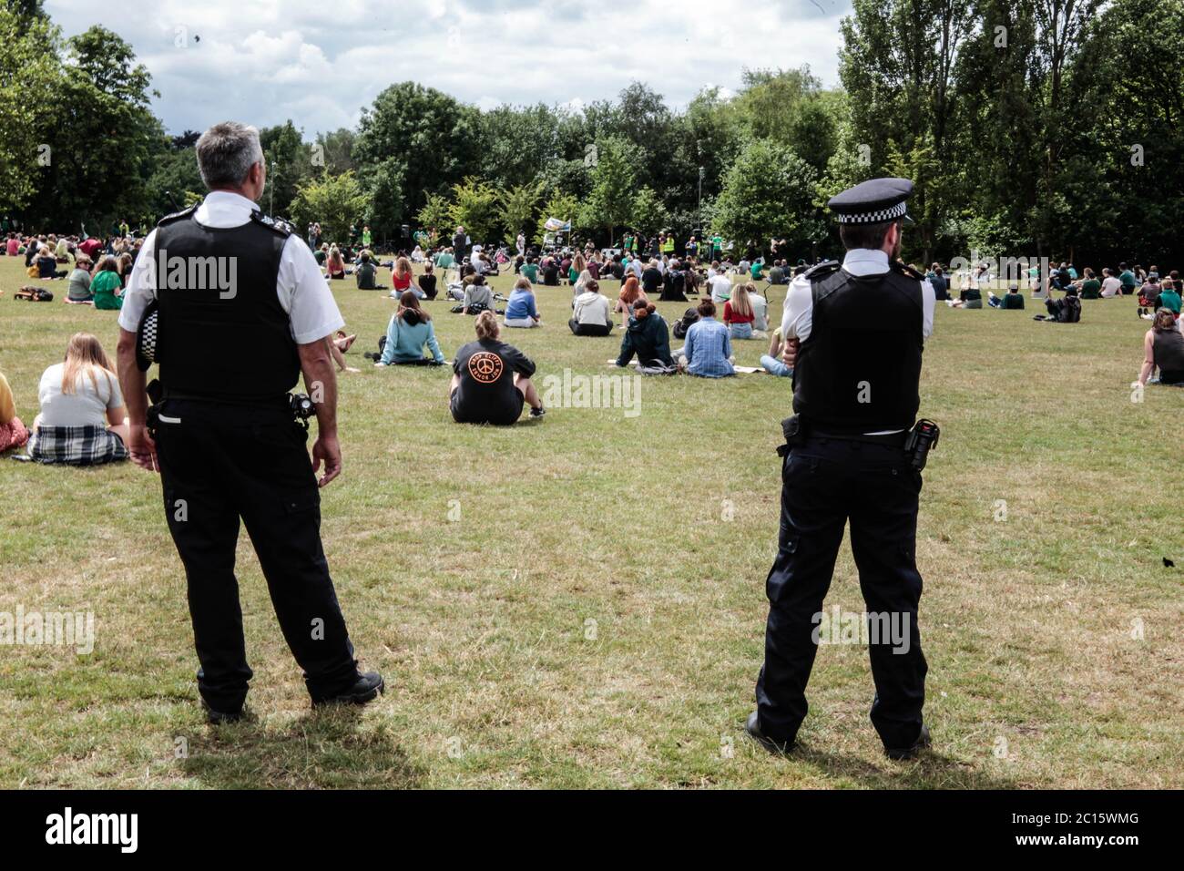 London UK 14 June 2020 Wandsworth Stand up to Racism and BLM ...