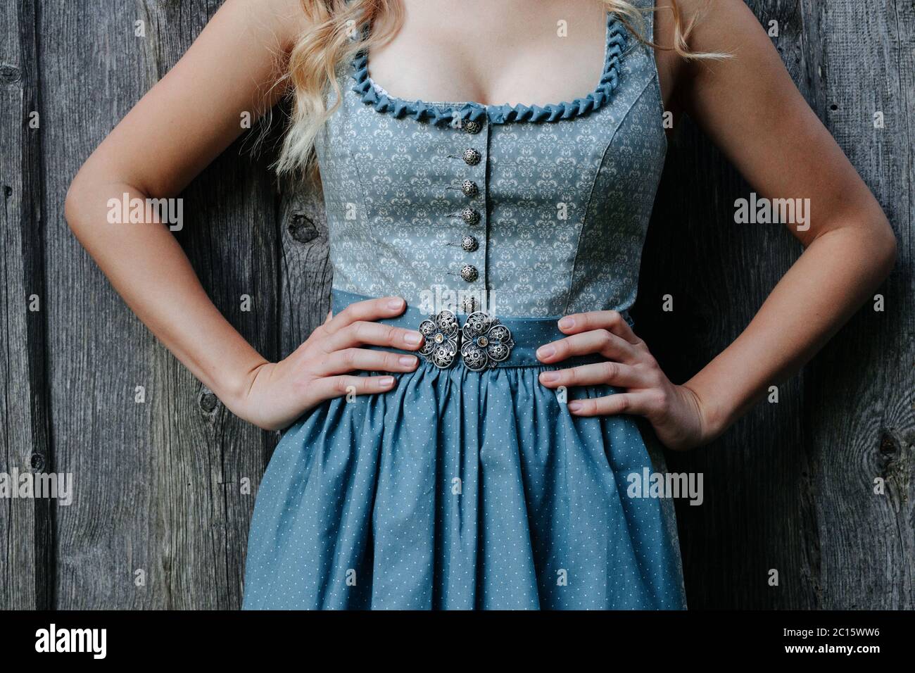 Traditional Bavarian dress called Dirndl Stock Photo - Alamy
