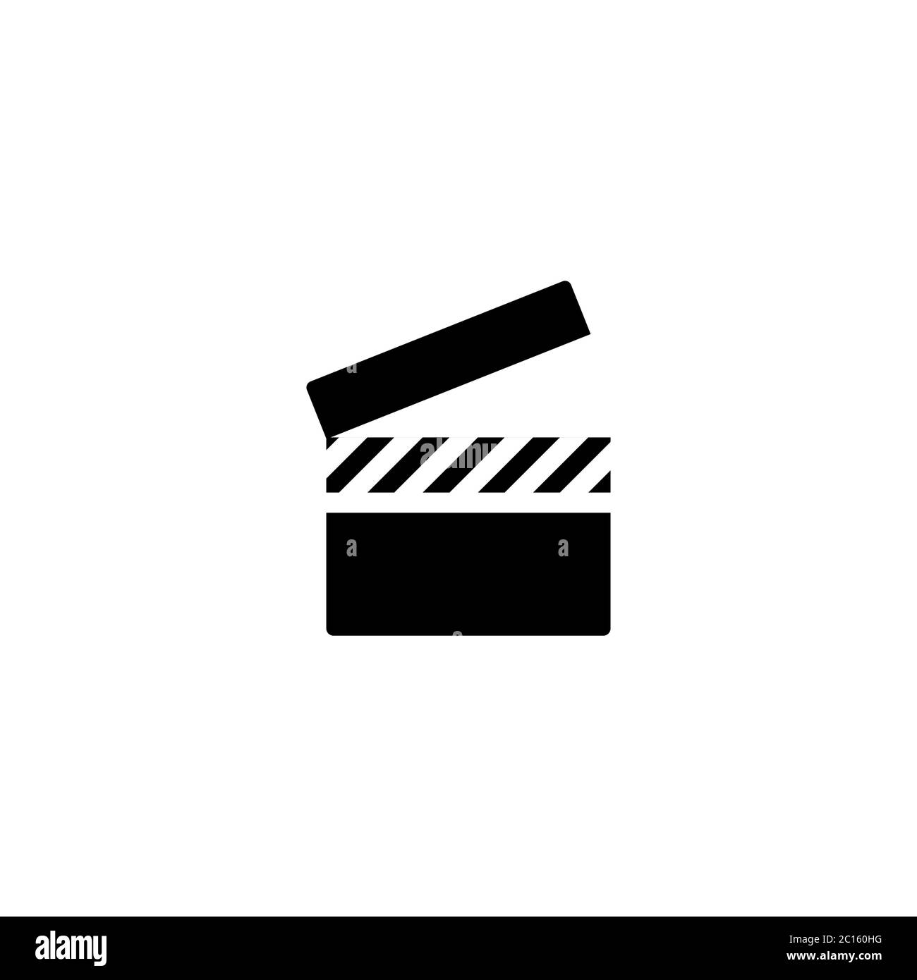 movie clapper board black and white Stock Vector Image & Art - Alamy