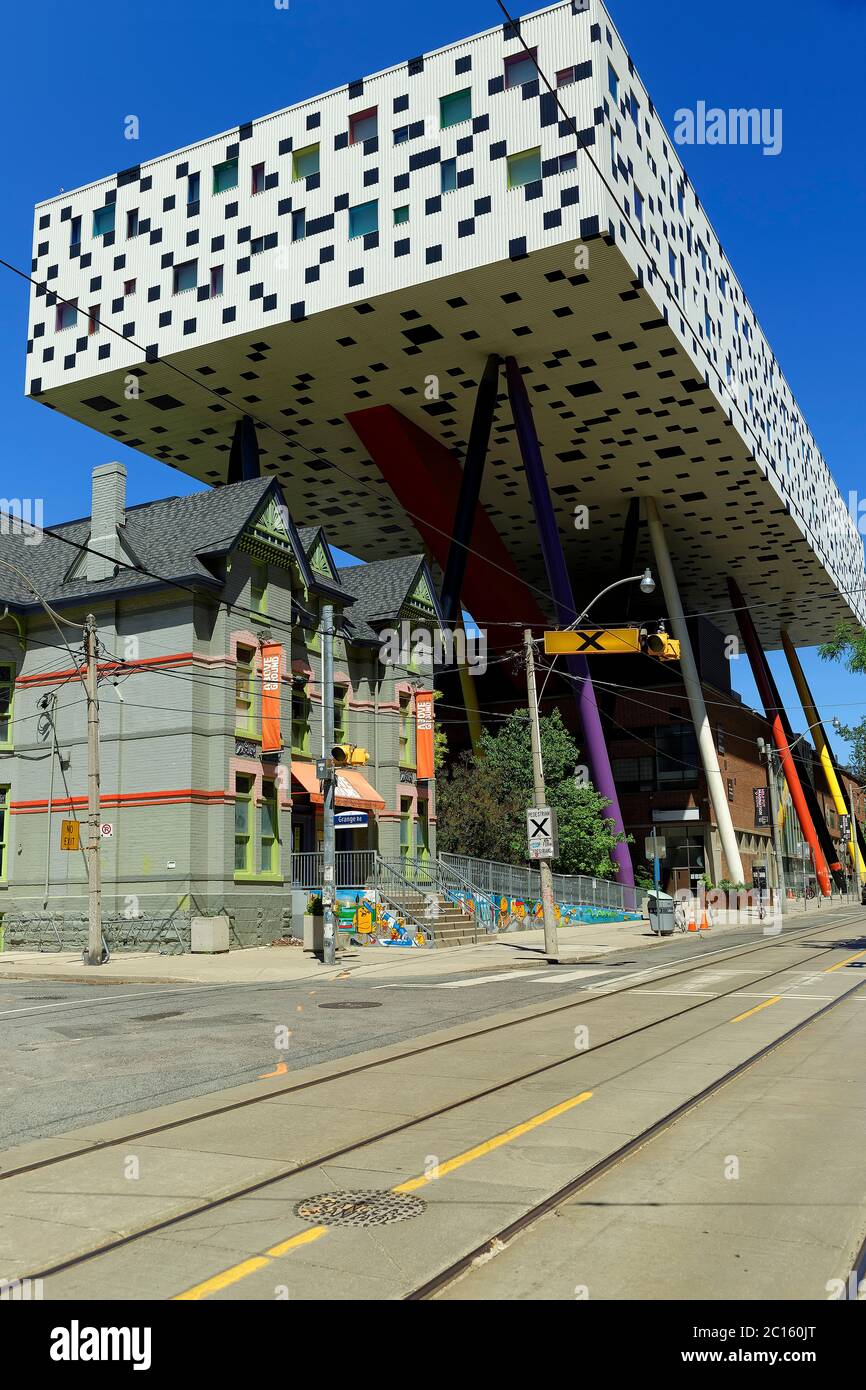 Ontario College of Art and Design University OCAD, Sharp Centre for Design, Toronto Ontario Canada. Stock Photo