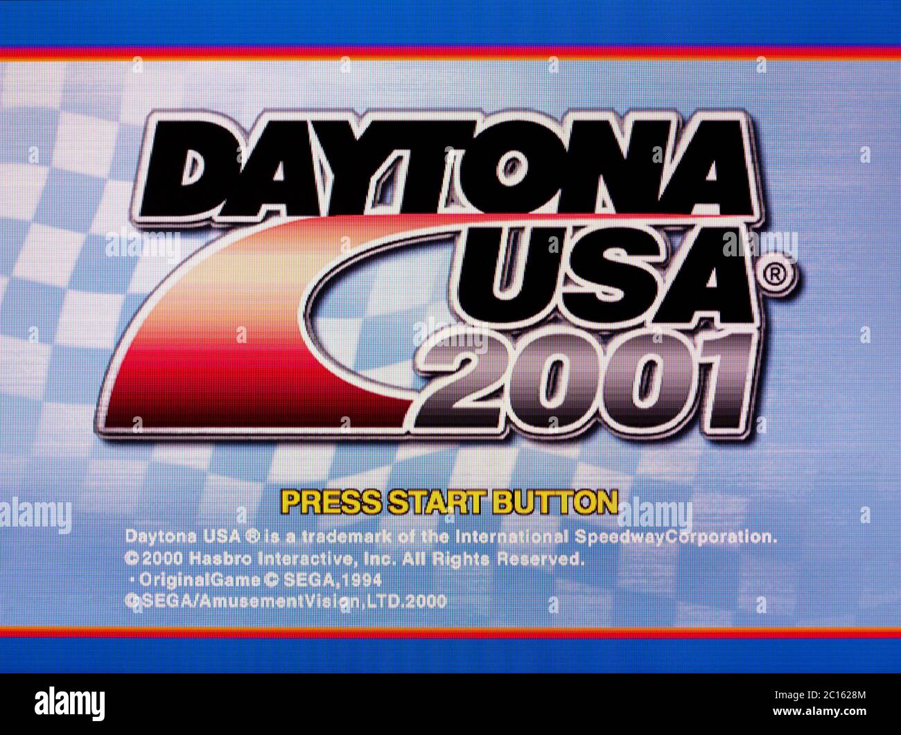 Daytona USA 2001 - Sega Dreamcast Videogame - Editorial use only Stock Photo