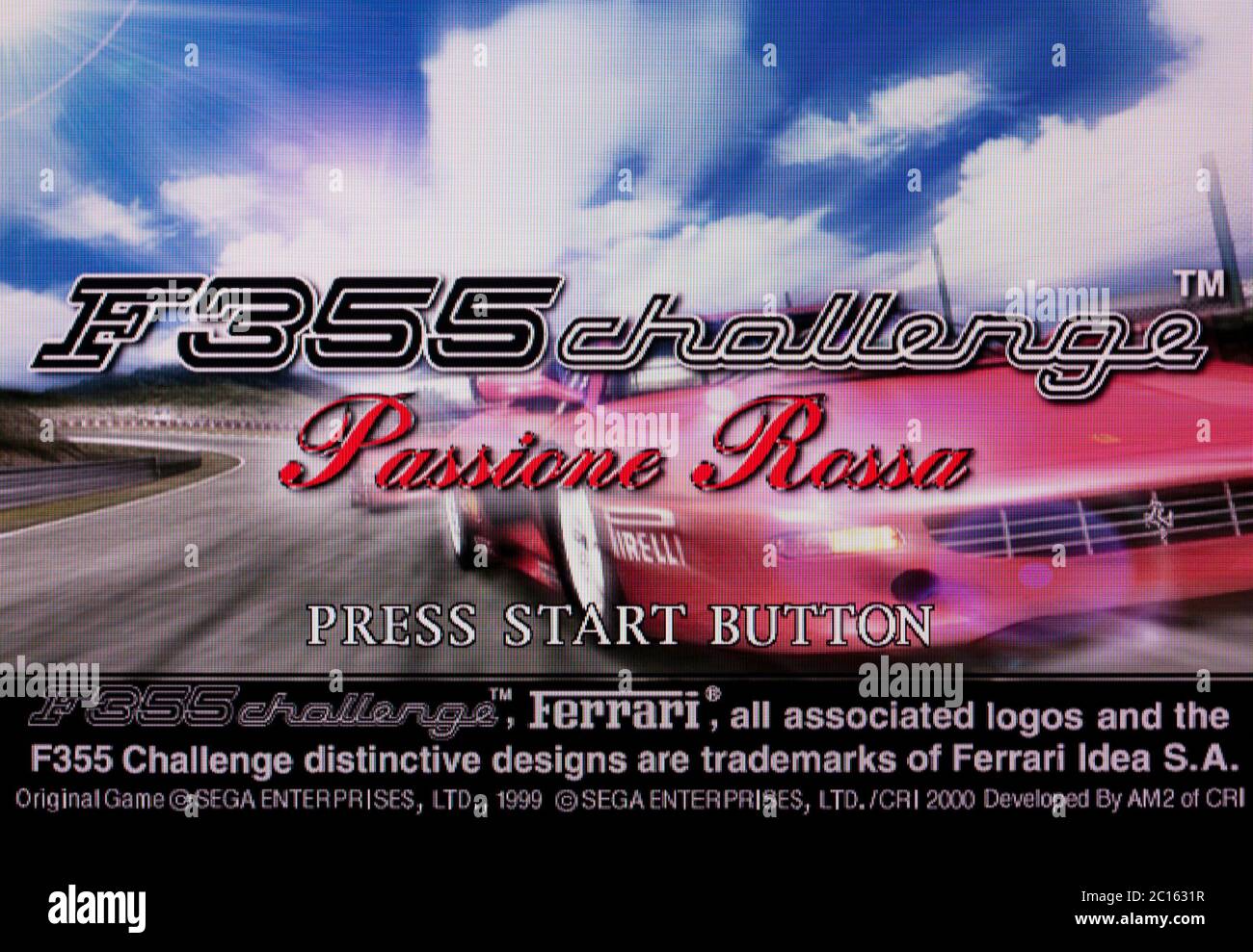 F355 Challenge Passione Rossa Ferrari - Sega Dreamcast Videogame - Editorial use only Stock Photo