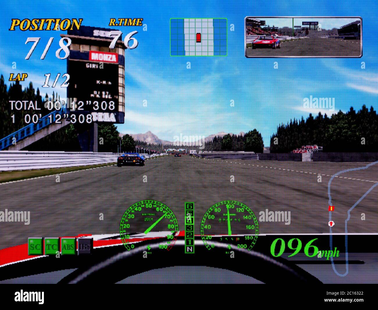 F355 Challenge Passione Rossa Ferrari - Sega Dreamcast Videogame - Editorial use only Stock Photo