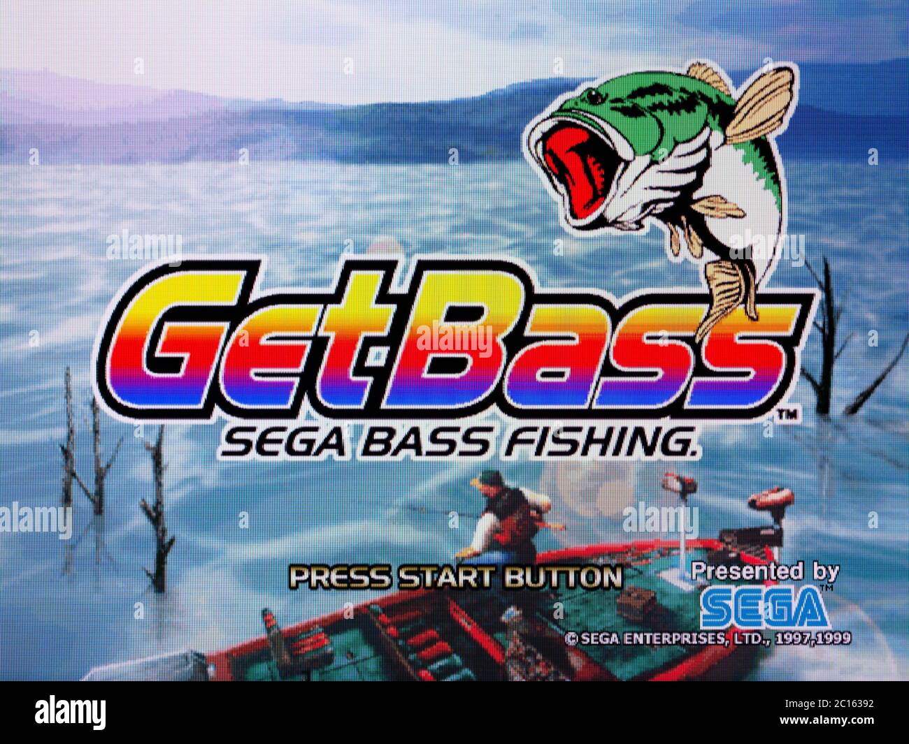 Get Bass Sega Bass Fishing - Sega Dreamcast Videogame - Editorial use only Stock Photo
