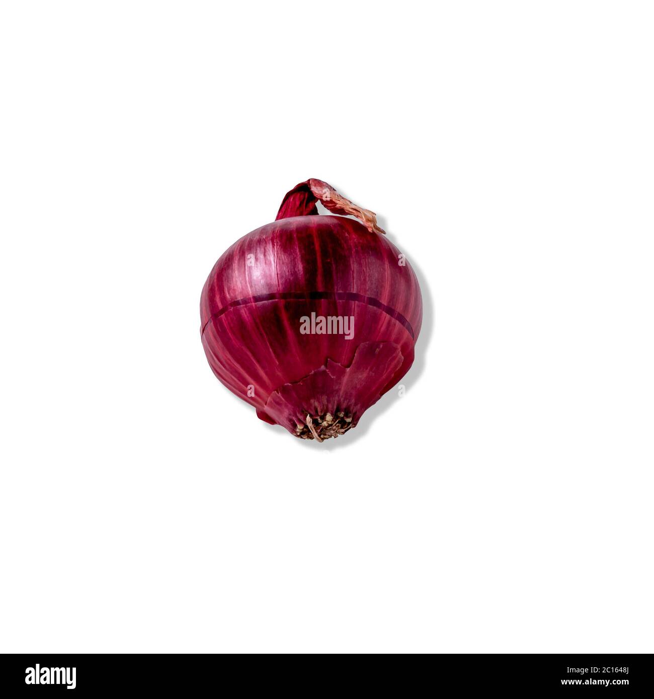 Red boiler onion. Isolated, white background Stock Photo Alamy