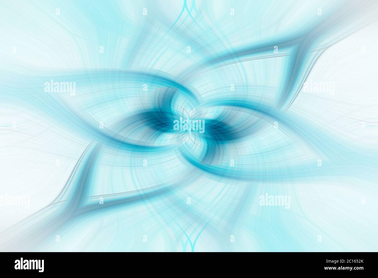 Abstarct background. Twirl effect as a light blue decorative patterned wallpaper. soft focus. Stock Photo