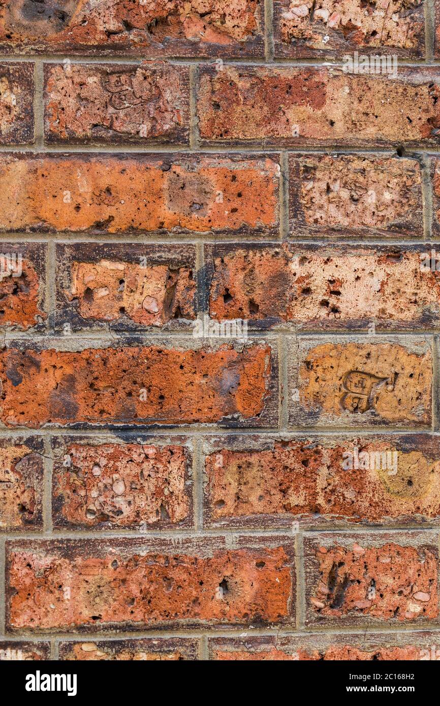 Abstract background with old brick wall Stock Photo