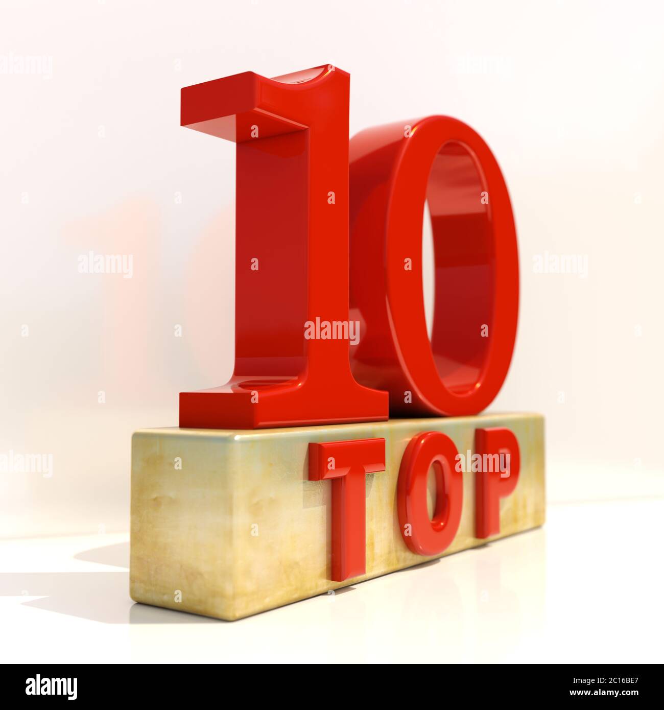 Top 10 3D Rating Sign Stock Photo