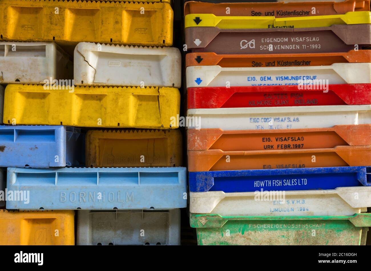 Stacks of crates hi-res stock photography and images - Alamy