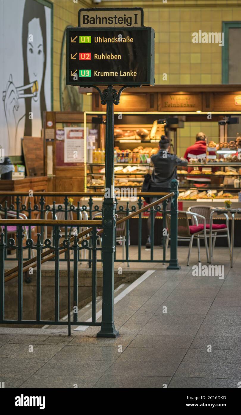underground station Wittenbergplatz in Berlin Stock Photo Alamy