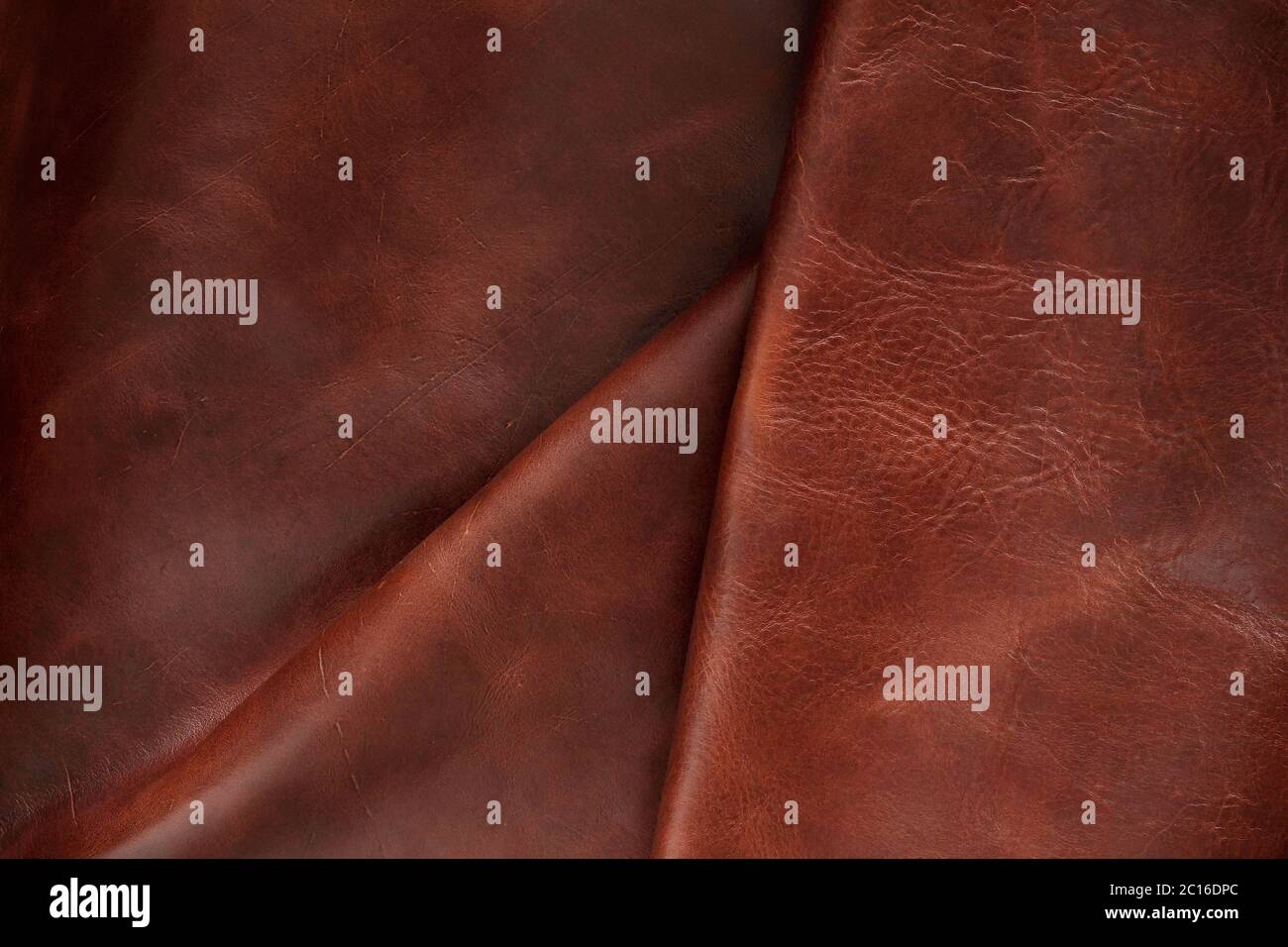 Surface and crease of leather Stock Photo Alamy