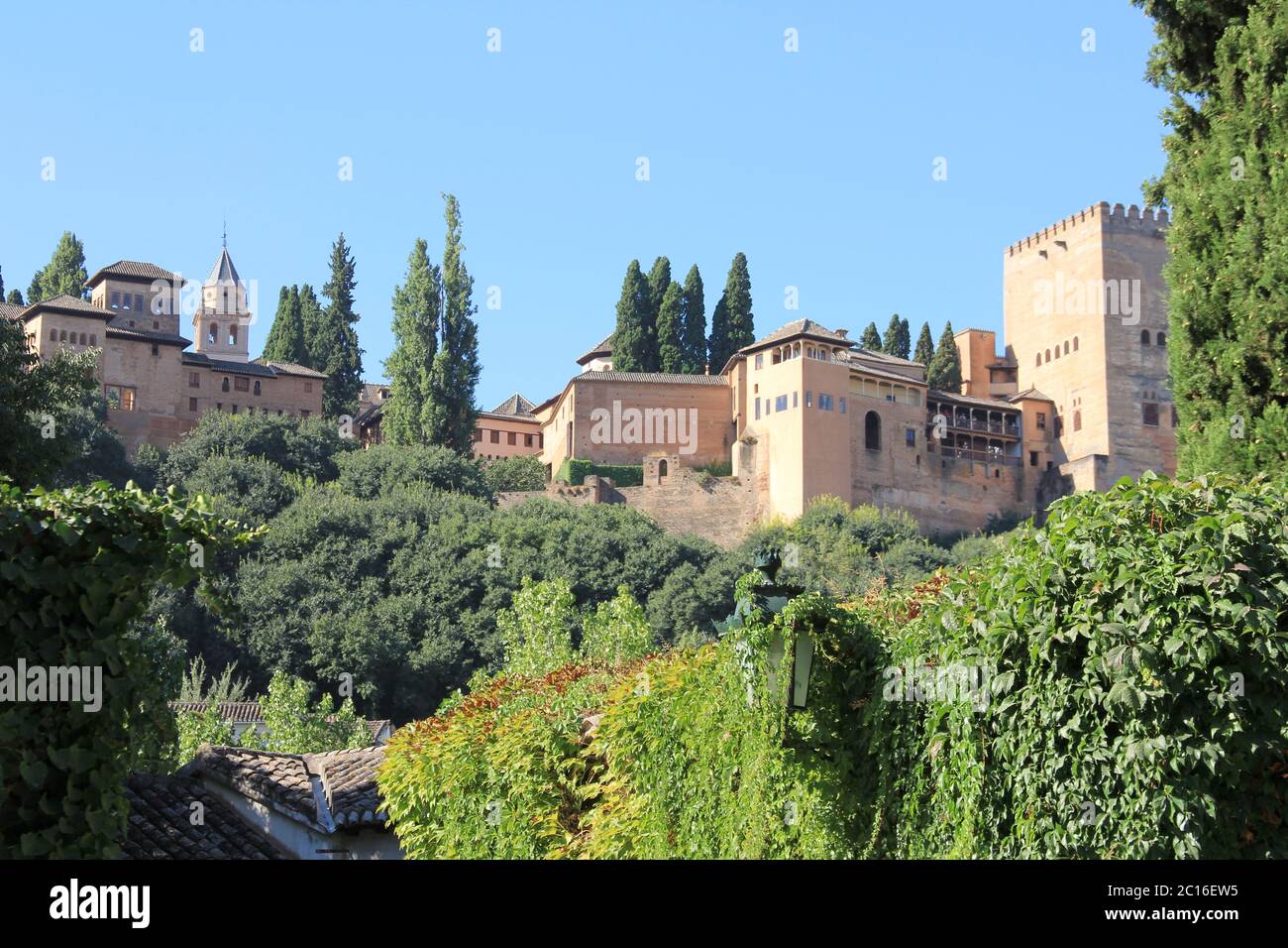 The Alhambra a palace and fortress complex located in Granada Stock Photo