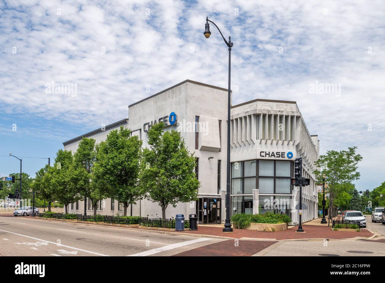 Elgin National Bank building Stock Photo Alamy
