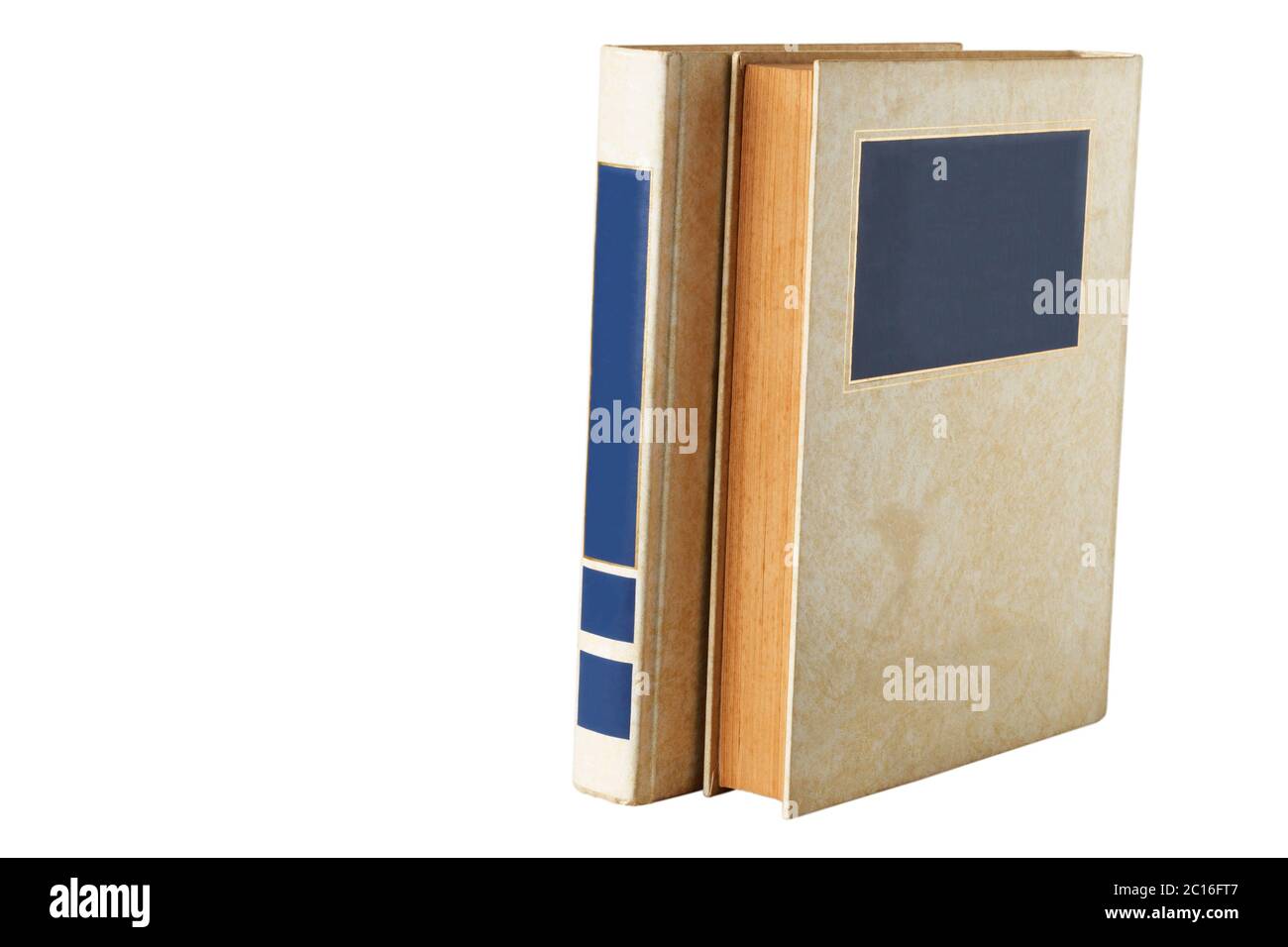 Old books on white background Stock Photo - Alamy