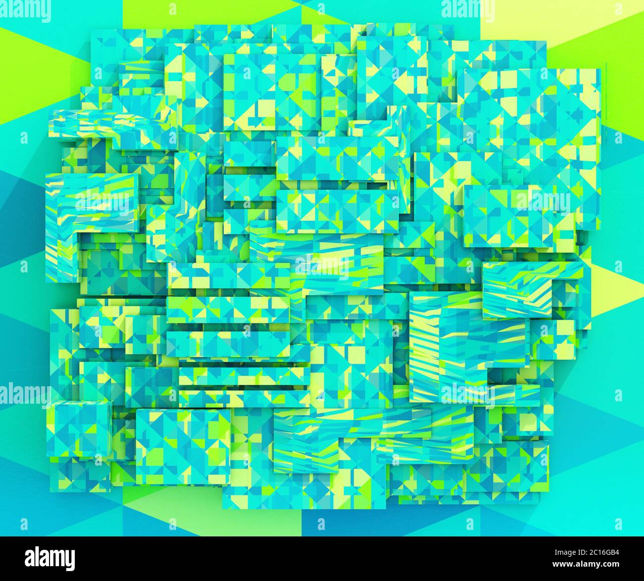 Geometrical Triangular Background Stock Photo