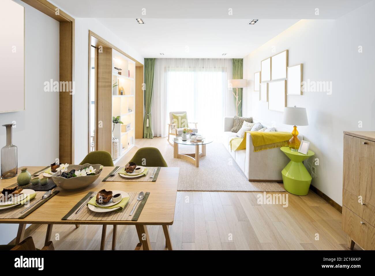 interior of modern dining room Stock Photo - Alamy