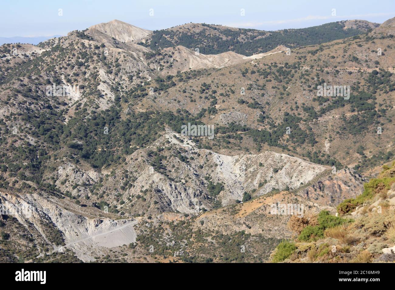 Sierra Nevada in Spain Stock Photo