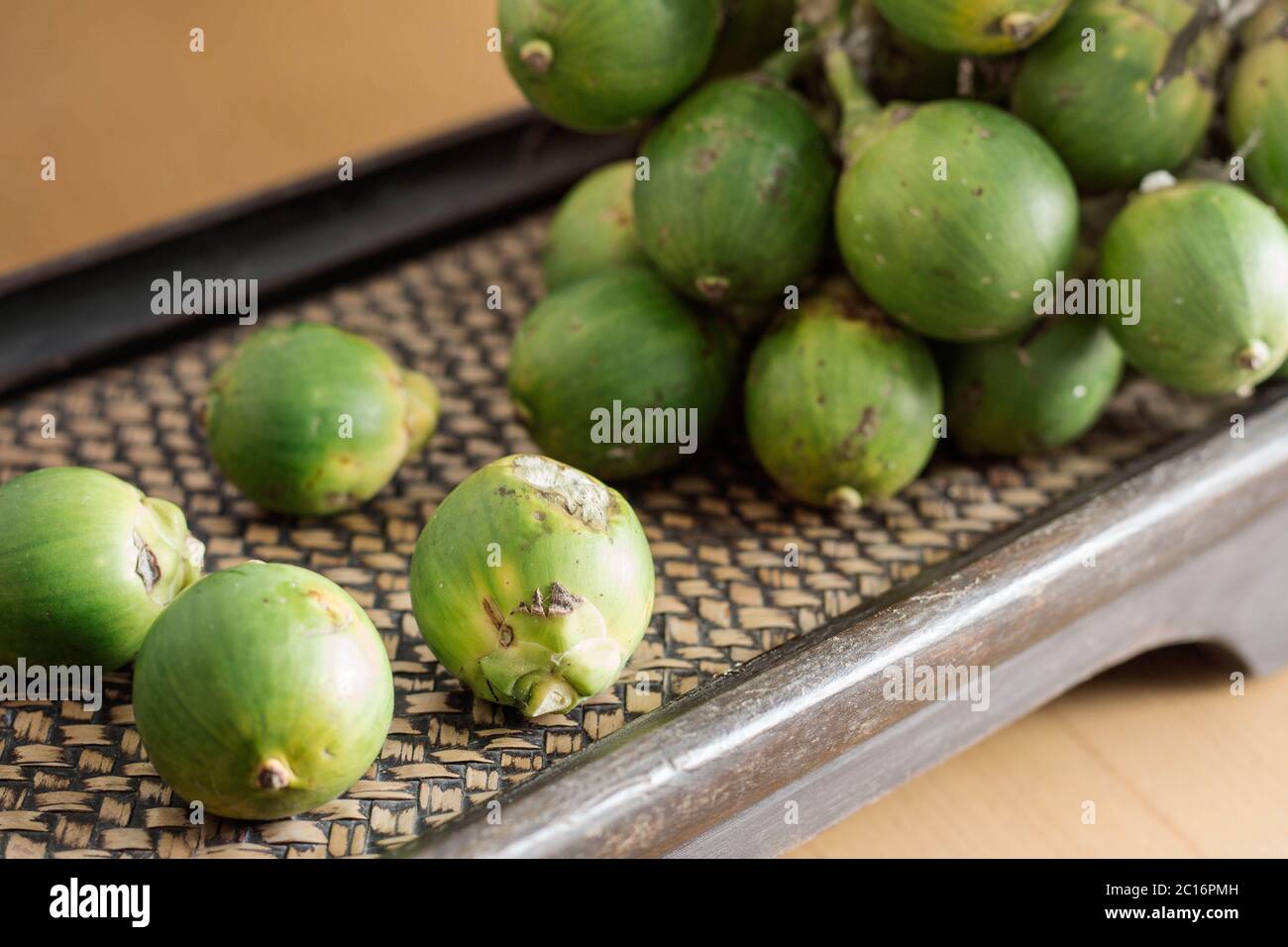 betel nut on tray. Stock Photo