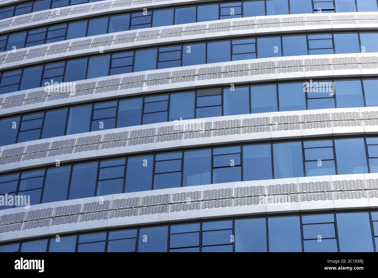 modern office building with glass wall Stock Photo - Alamy