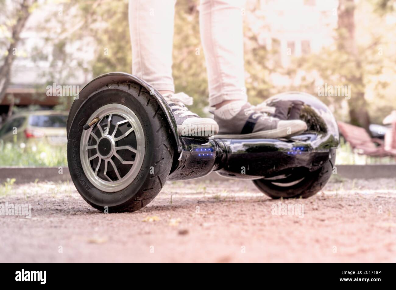 Self balancing scooter hi-res stock photography and images - Alamy
