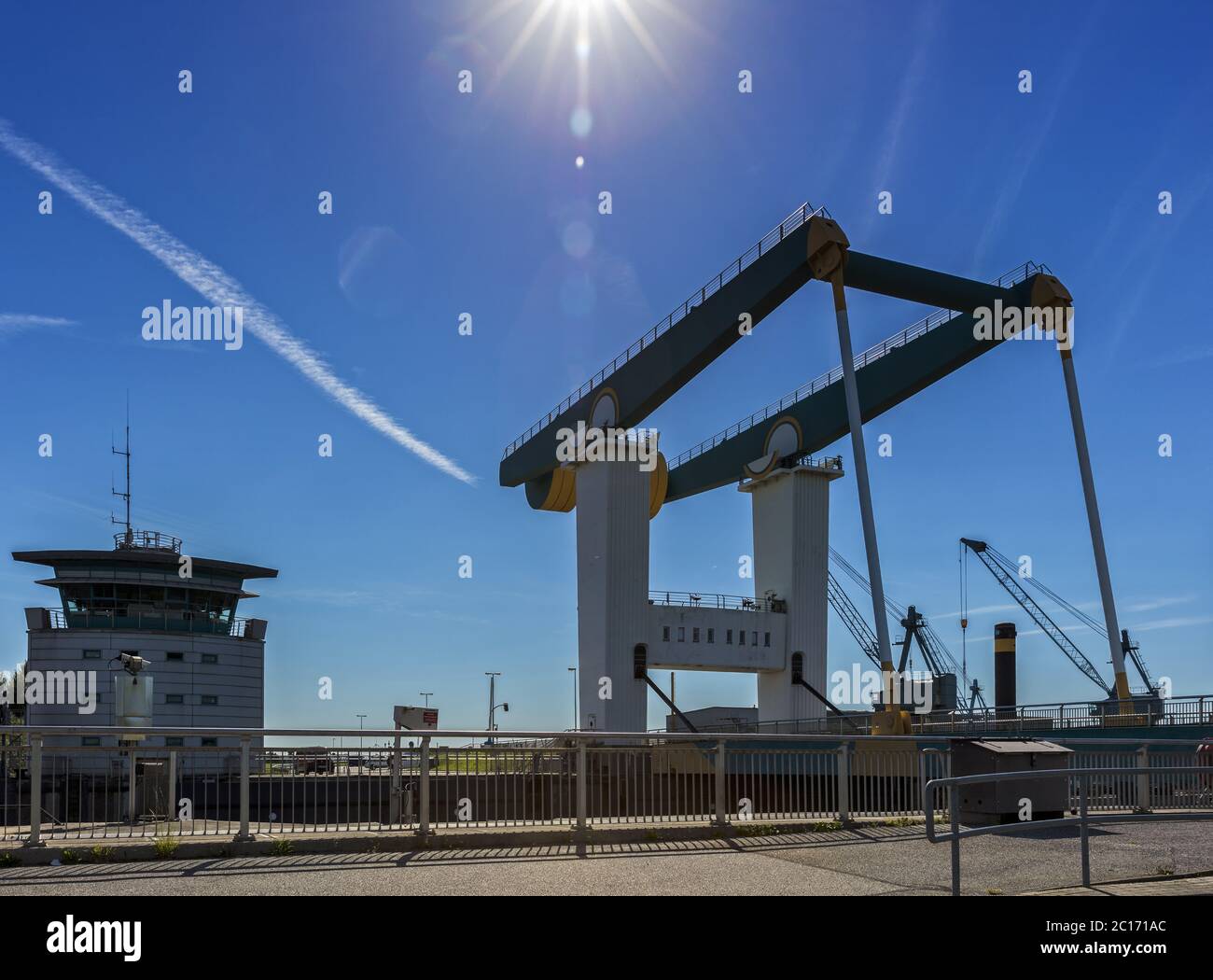 Barrage Estemuendung Stock Photo