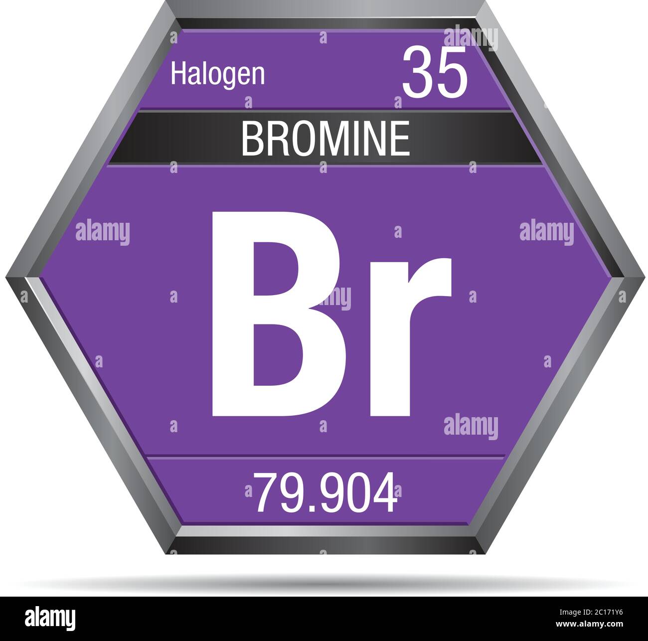 Bromine periodic Stock Vector Images Alamy