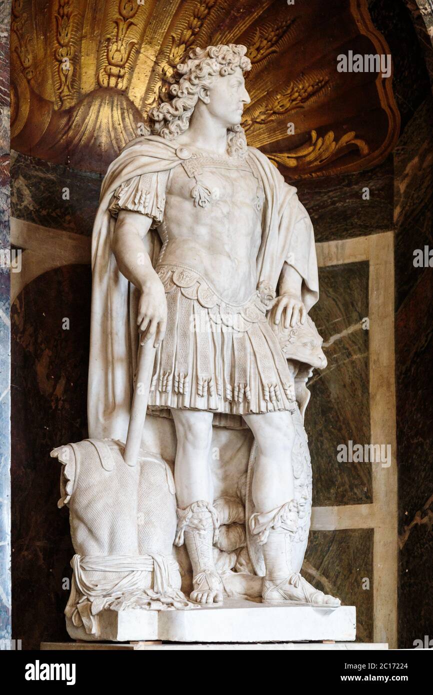 Statue louis xiv palace versailles hi-res stock photography and images ...