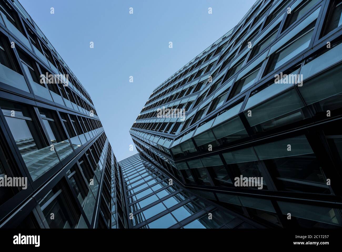 modern office building with blue sky Stock Photo - Alamy