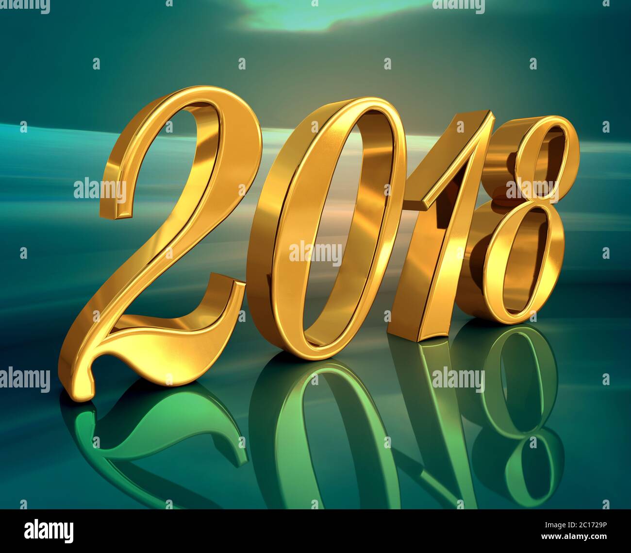 3d golden numbers hi-res stock photography and images - Alamy