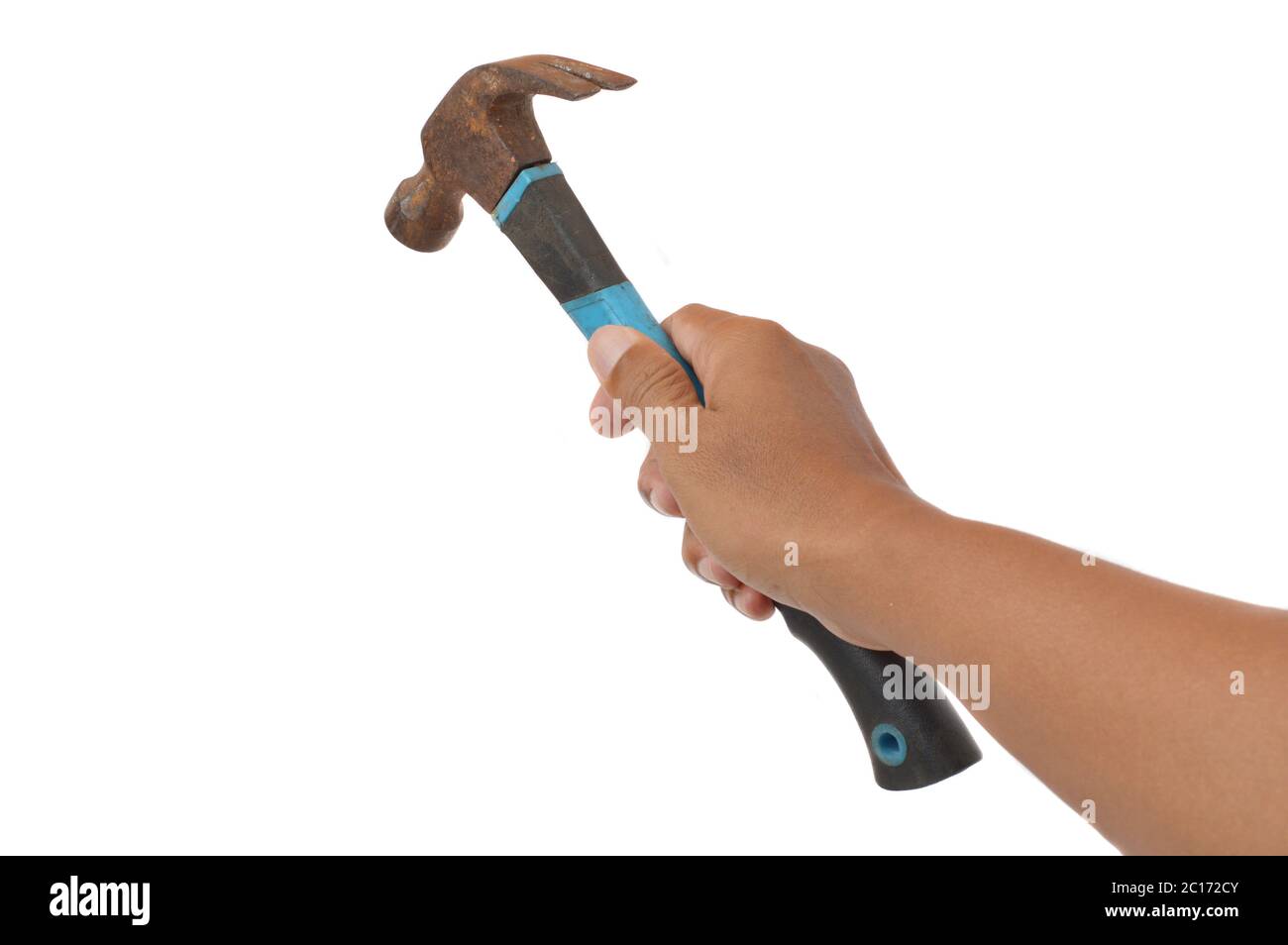 old used hammer Stock Photo