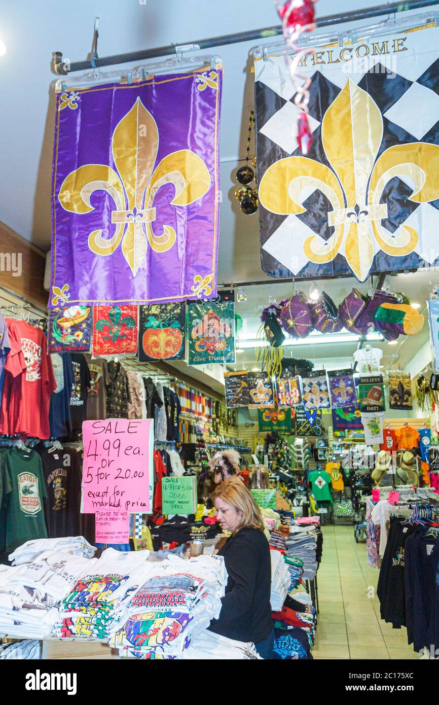 Souvenir Shop French Quarter New High Resolution Stock Photography and