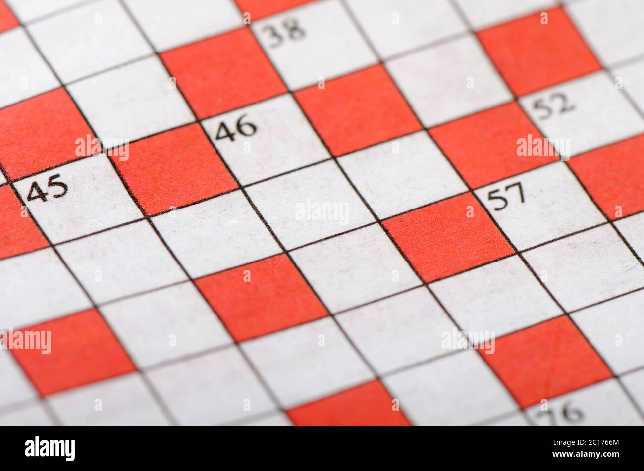 Blank crossword puzzle hires stock photography and images Alamy