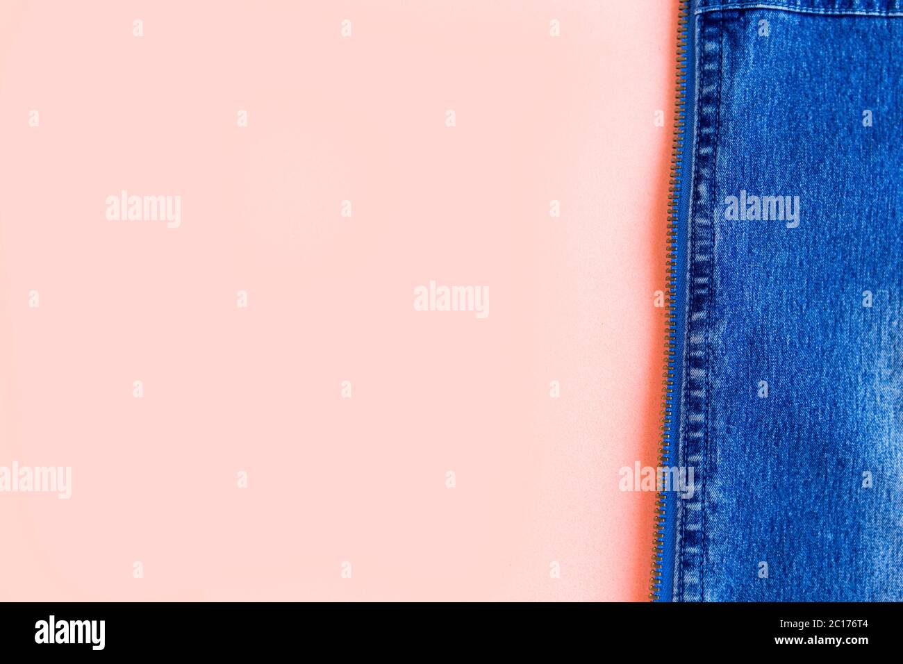pink denim material