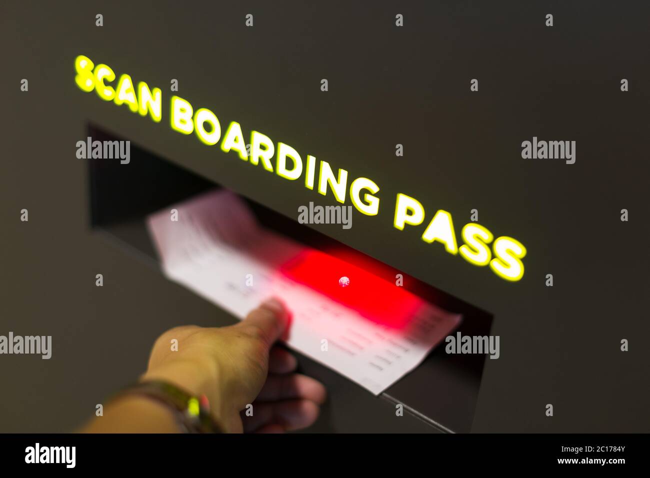scan-boarding-pass-in-airport-stock-photo-alamy